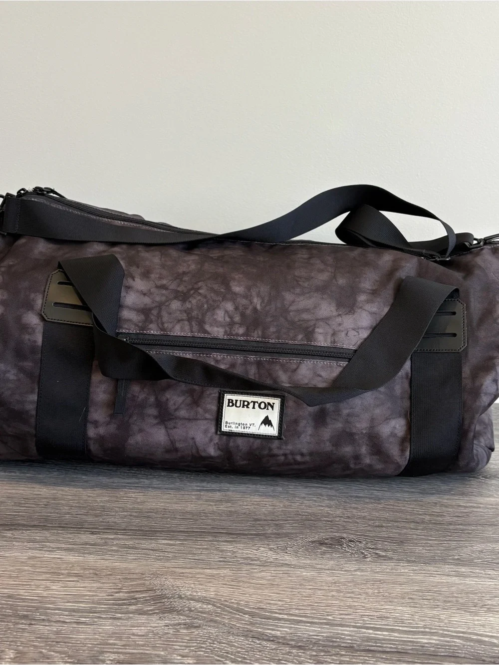Burton Tie-Dye Charcoal Duffel Bag